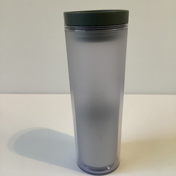 2013 Starbucks Frosted Gray Clear Ombre Tumbler - Picture 2 of 7